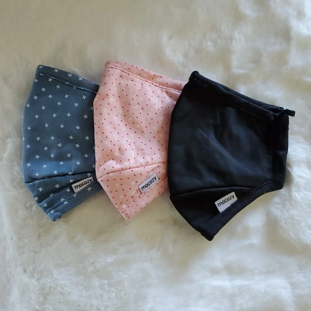 3-PACK FACE MASKS by Mocozy = (1 Item)